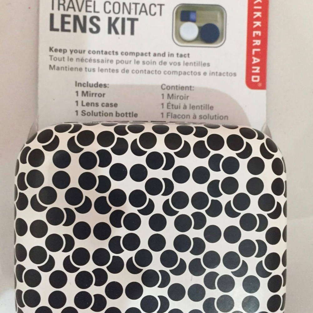 Kikkerland Travel Lens/ Contact Care Kit.
